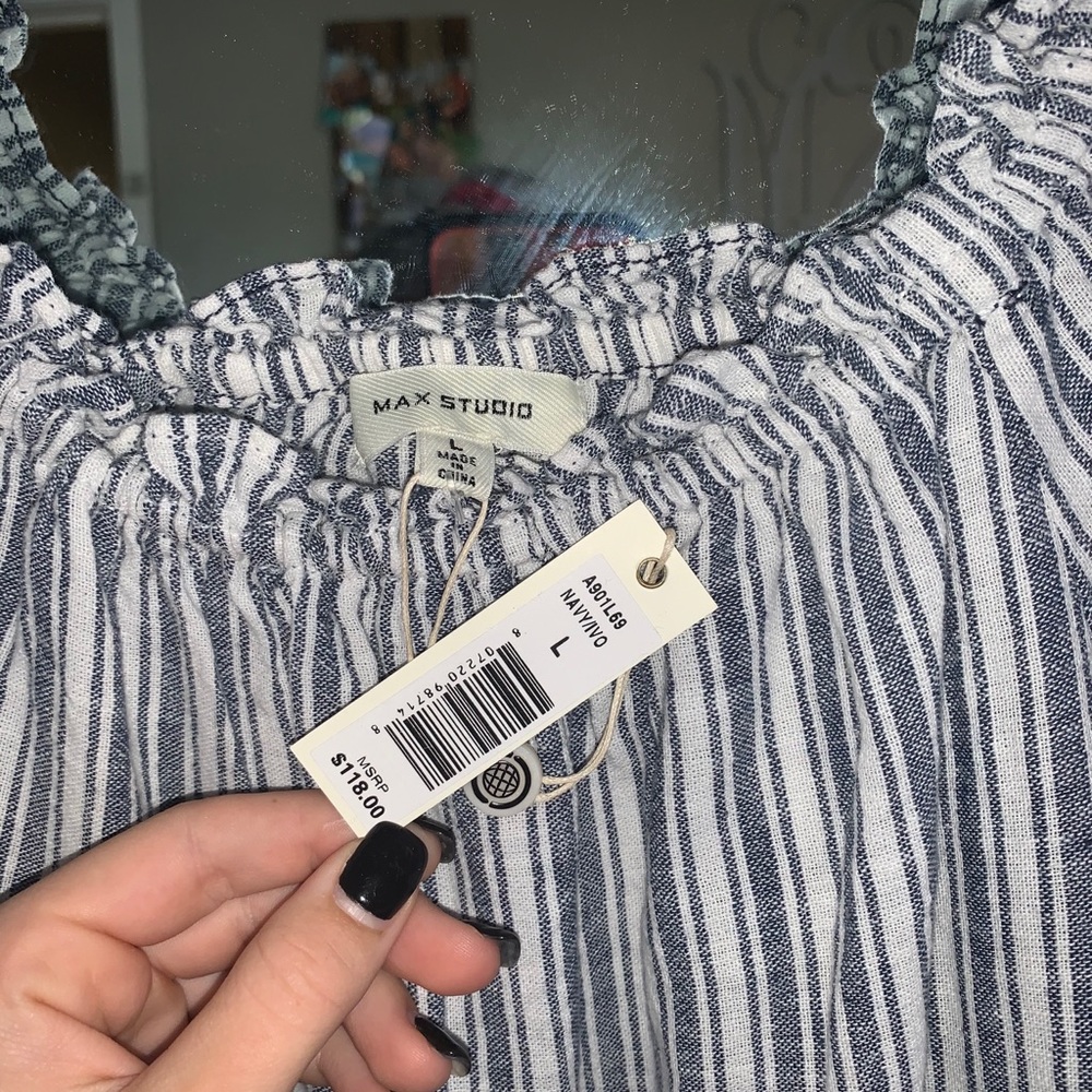 Max Studio Off the Shoulder Dress - Picture 3 of 3